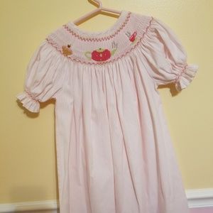 Little girls Boutique Smock Dress 4T